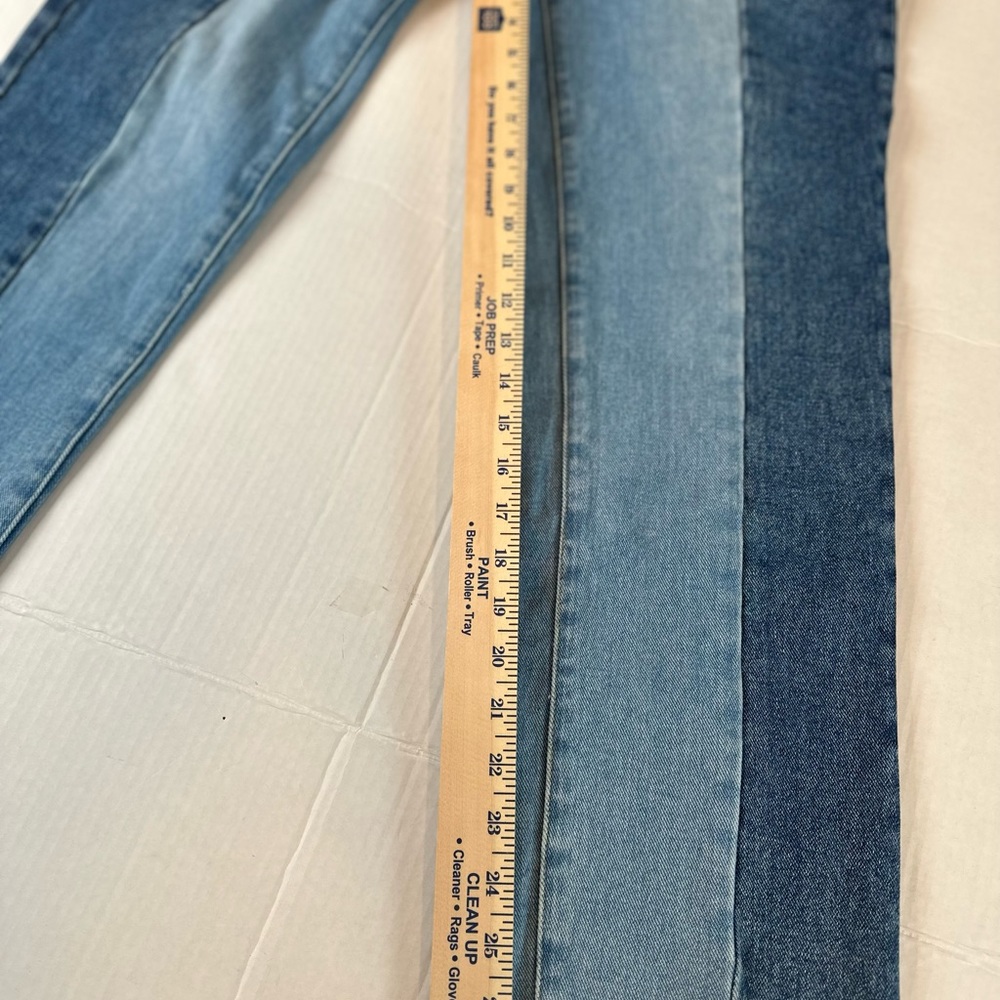 New Pacsun Jeans Women Size 28 Blue High Rise Straight Pockets Buttony Fly Denim - Picture 16 of 16